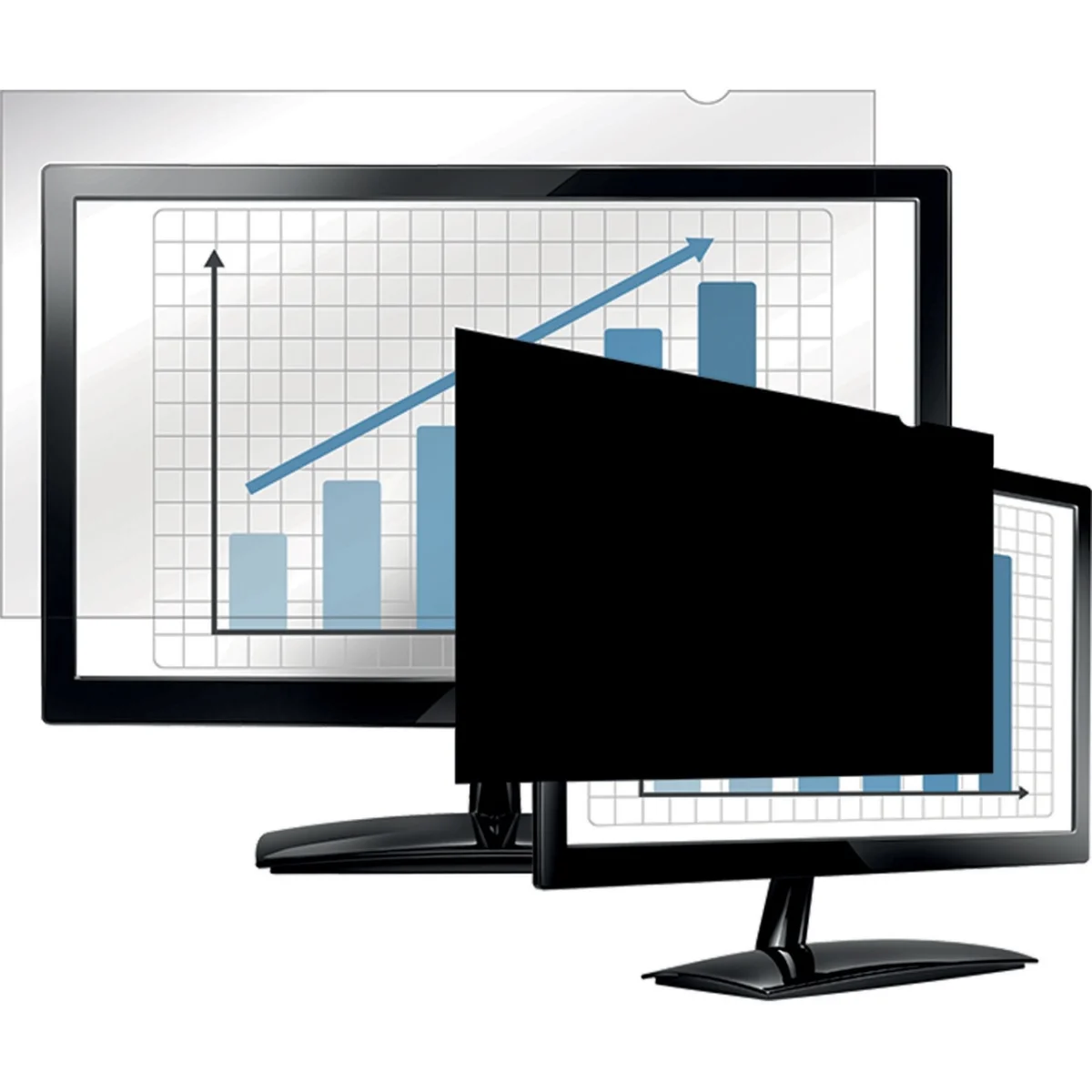 Fellowes 4801601 24" Widescreen Blackout Privacy Filter for Laptops - Image 3