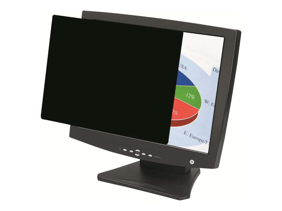 Fellowes 4801601 24" Widescreen Blackout Privacy Filter for Laptops