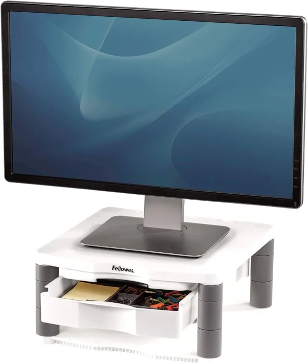 Alternative view of Fellowes 91713 Premium Monitor Riser Plus Platinum