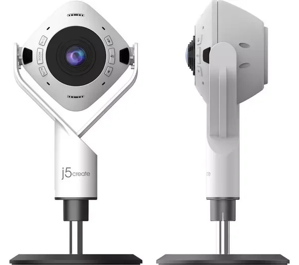 J5Create JVU368-N 360° AI-Powered Webcam