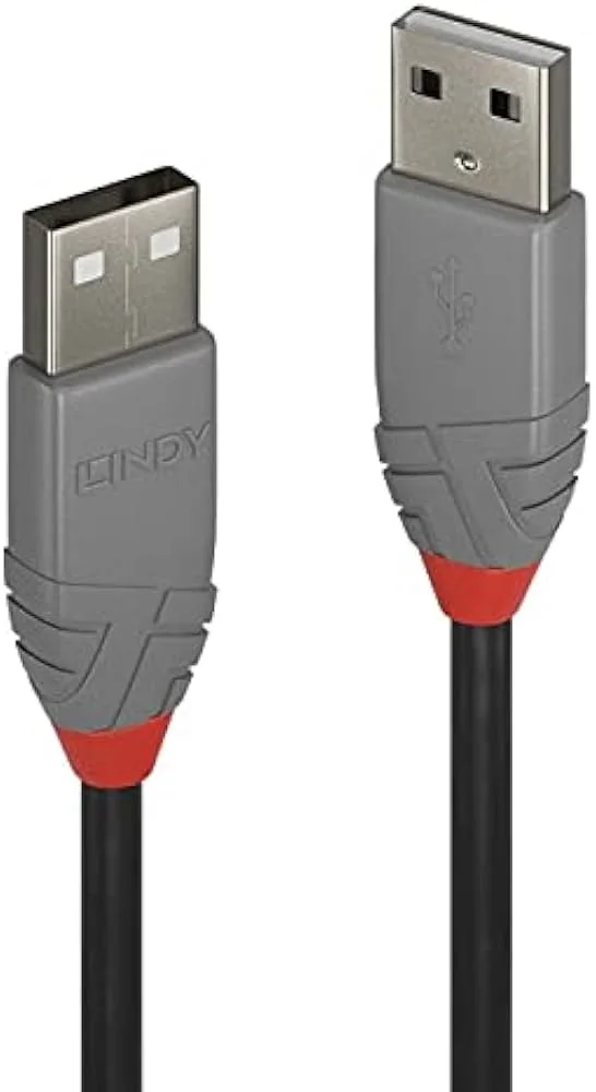 LINDY 36694 3m USB 2.0 Type A to A Anthra Line Cable - Image 3