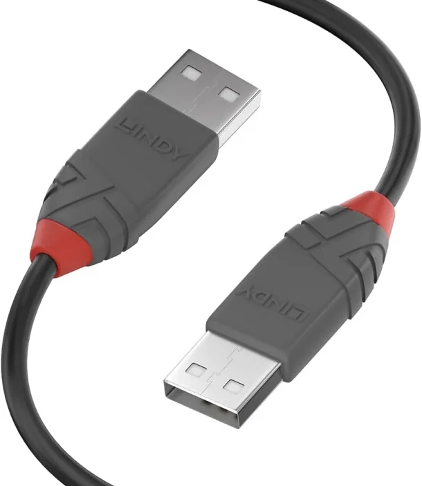 LINDY 36694 3m USB 2.0 Type A to A Anthra Line Cable