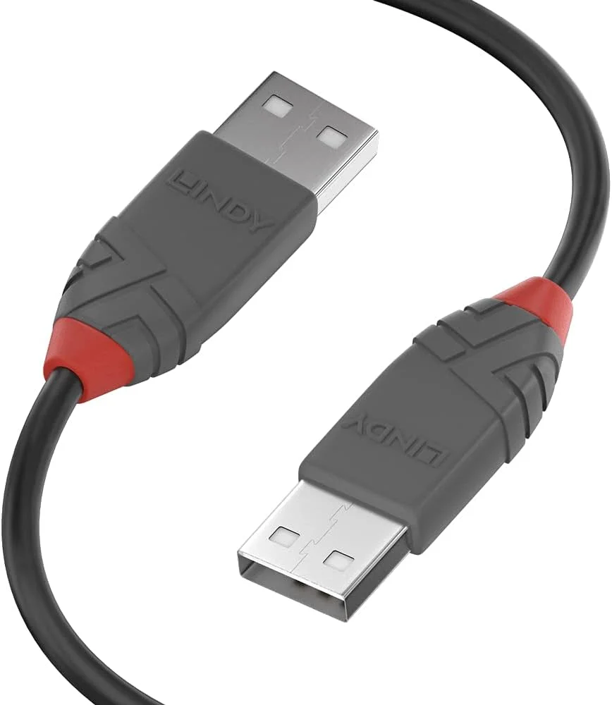 LINDY 36694 3m USB 2.0 Type A to A Anthra Line Cable