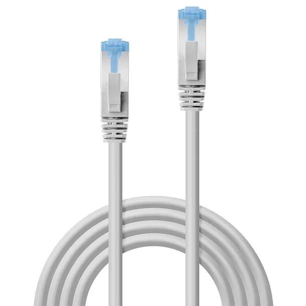 Alternative view of LINDY 47131 0.5m Cat.6A S/FTP LSZH Ethernet Cable Grey