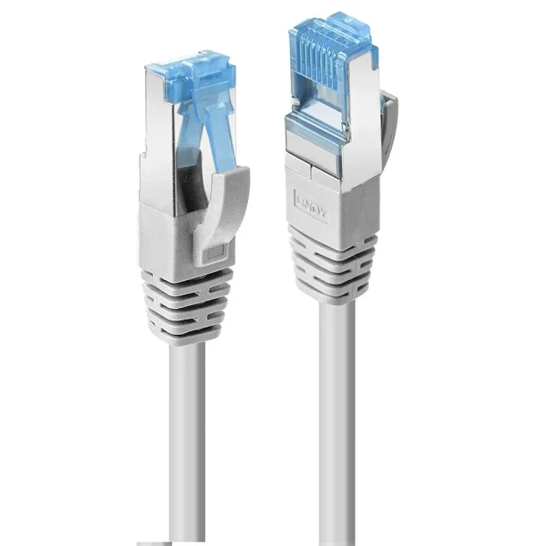 LINDY 47131 0.5m Cat.6A S/FTP LSZH Ethernet Cable Grey