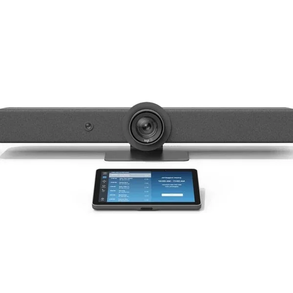 Alternative view of Logitech Rally Bar + Tap IP 991-000424 Video Conferencing Bundle – Graphite