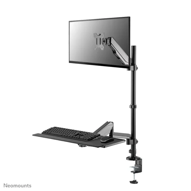 NeoMounts DS90-325BL1 Desk-Mounted Sit-Stand Workstation