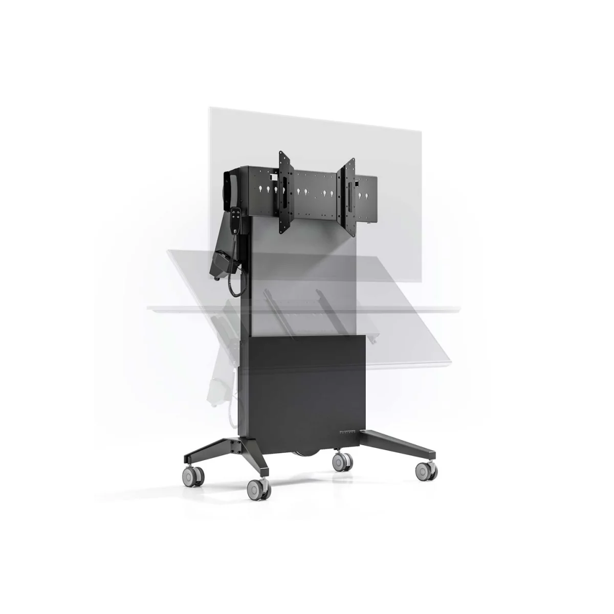 Salamander FPS2/EL/GG/EX FPS Series Electric Lift Cart for Interactive Flat Panels up to 70"