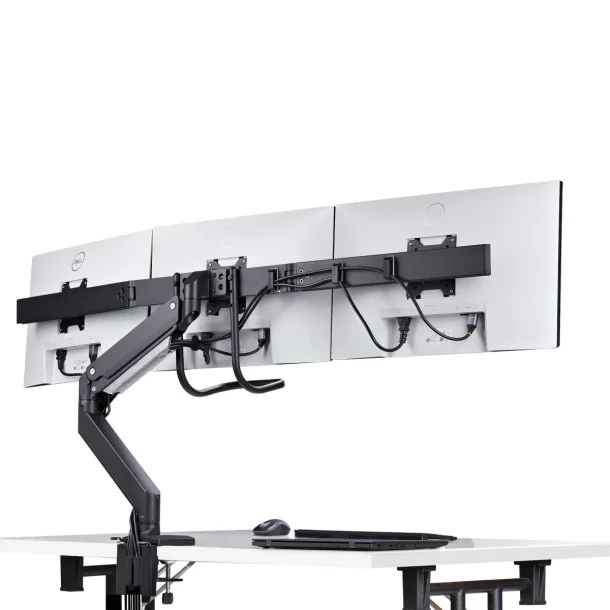 Alternative view of StarTech 3M1A3SG-MONITOR-ARM Crossbar Triple Monitor Desk Mount
