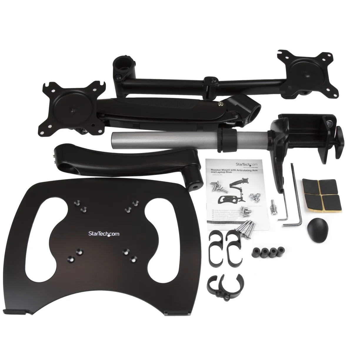 StarTech ARMUNONB Single Monitor Arm & Laptop Stand Desk Mount - Image 2