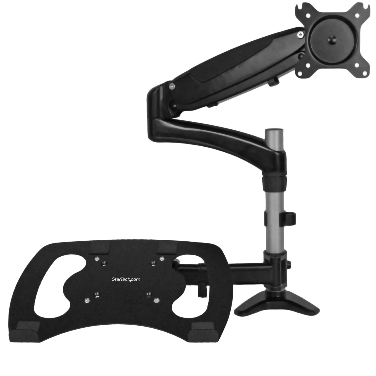 StarTech ARMUNONB Single Monitor Arm & Laptop Stand Desk Mount