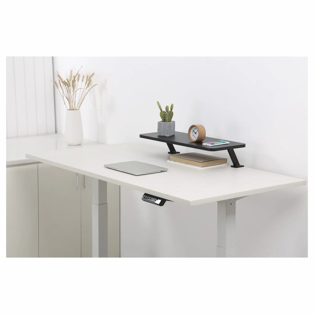 StarTech MNRISERCLMP Monitor Riser Stand with Clamp-on Desk Shelf - Image 2