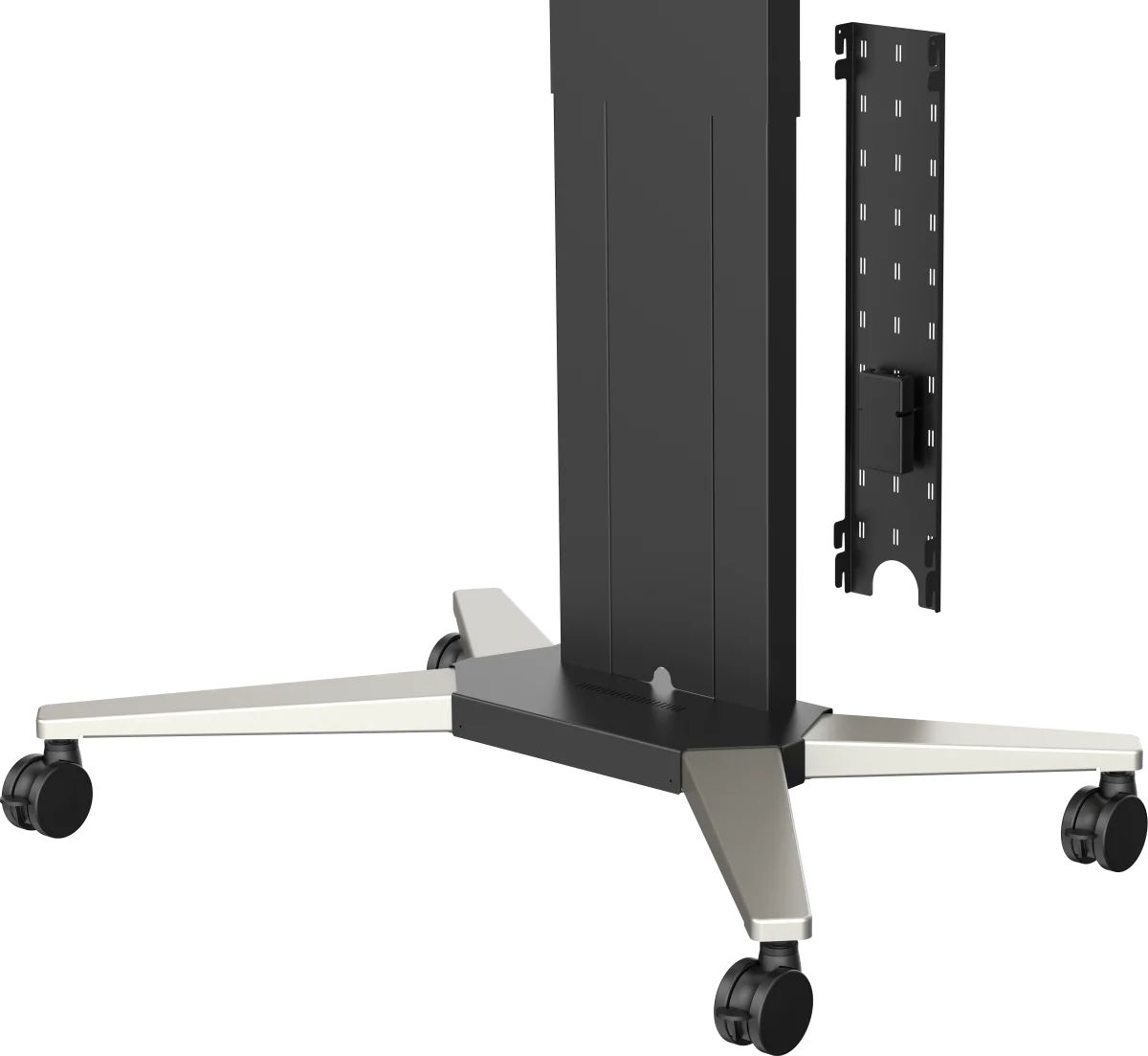 Vision VFM-F51T Heavy-Duty Steel TV Cart for 47"–90" Flat Panel Displays