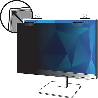 Alternative view of 3M PF238W9EM 23.8" Removable Magnetic Display Privacy Filter