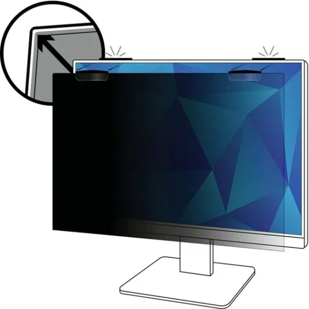 Alternative view of 3M PF250W1EM 25" Removable Magnetic Display Privacy Filter