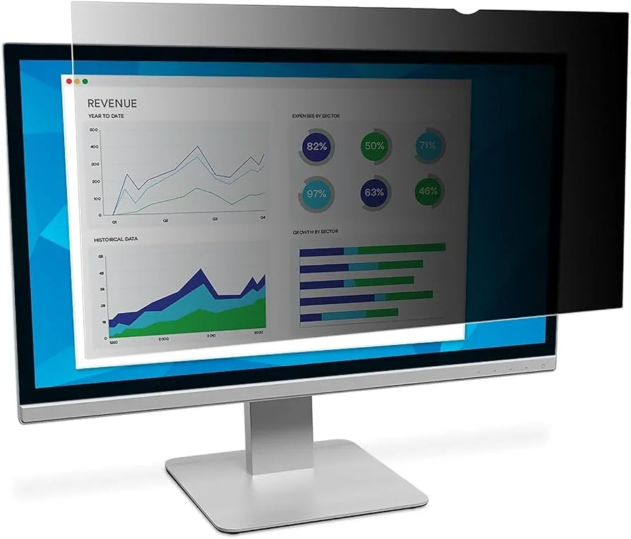 3M PF300W1B 30" Widescreen Desktop Monitor Privacy Filter - Image 3