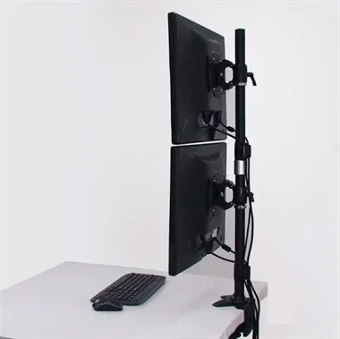 Amer AMR2C32V Dual Monitor Vertical Clamp Mount