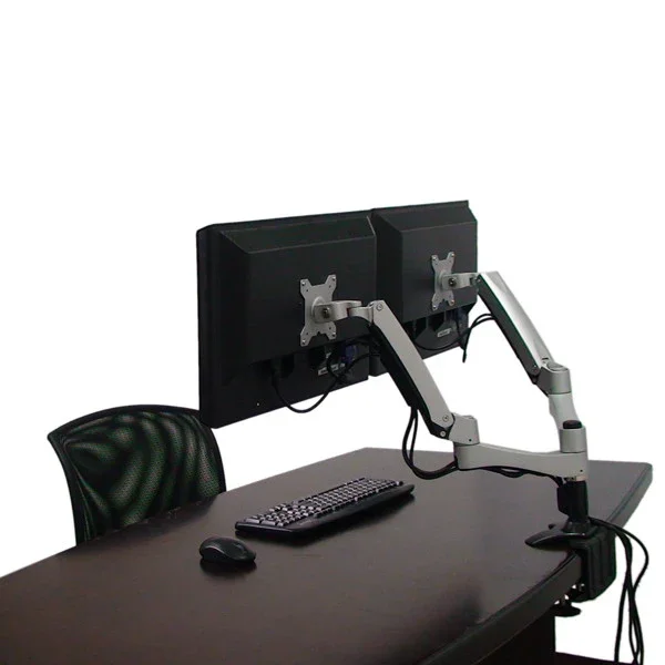 Alternative view of AMER AMR2P Dual Monitor Desk Mount