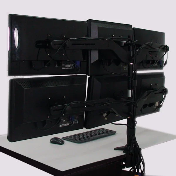 AMER AMR6C Hex Monitor Clamp Mount