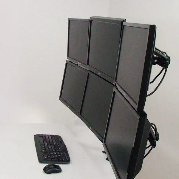 Alternative view of AMER AMR6P Hex Monitor Grommet Mount