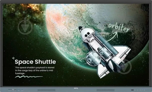 Alternative view of BenQ Board Essential RE7504 75" Interactive Flat Panel Display