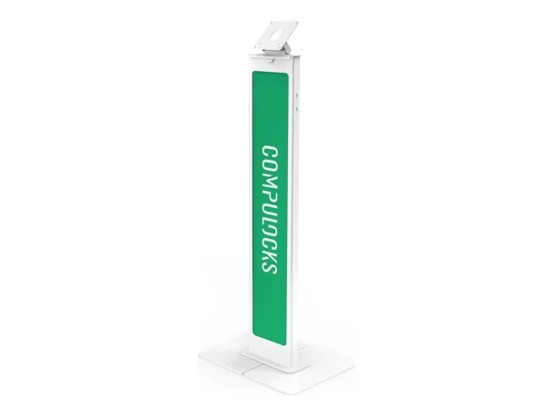 Compulocks 140WLBPW Brandable VESA Floor Stand for Screens Up to 32"