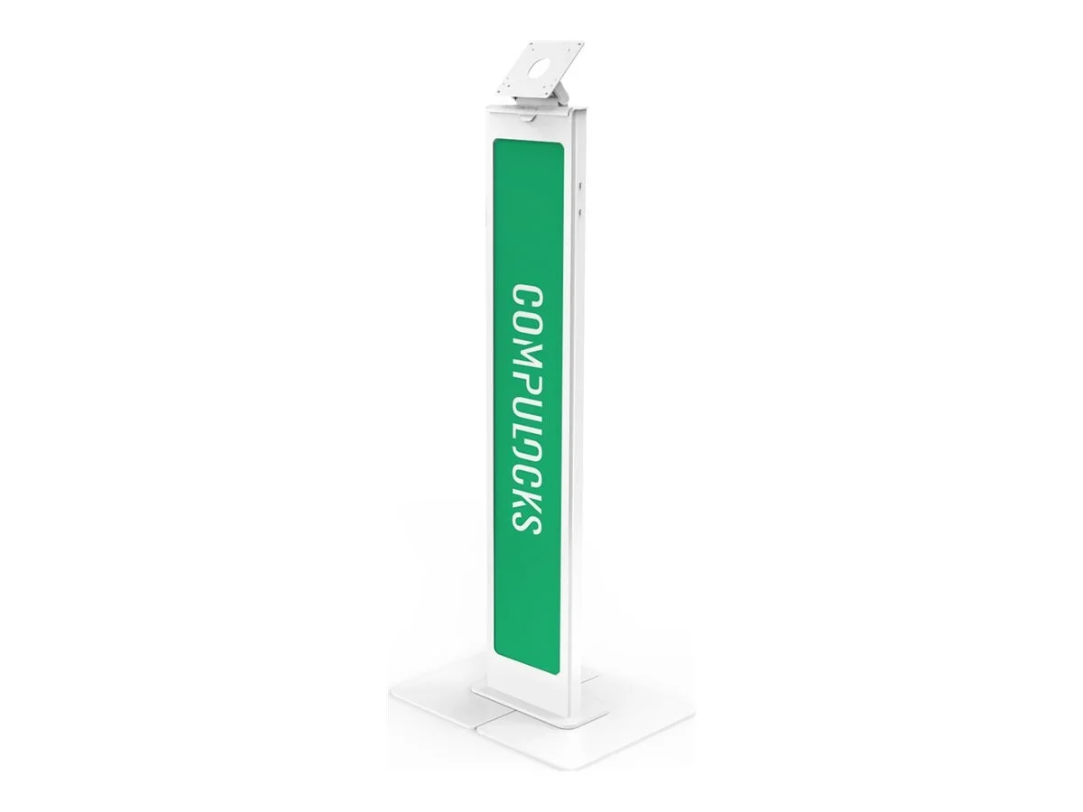 Compulocks 140WLBPW Brandable VESA Floor Stand for Screens Up to 32"