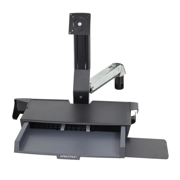Ergotron 45-260-026 Sit-Stand Combo Arm with Worksurface