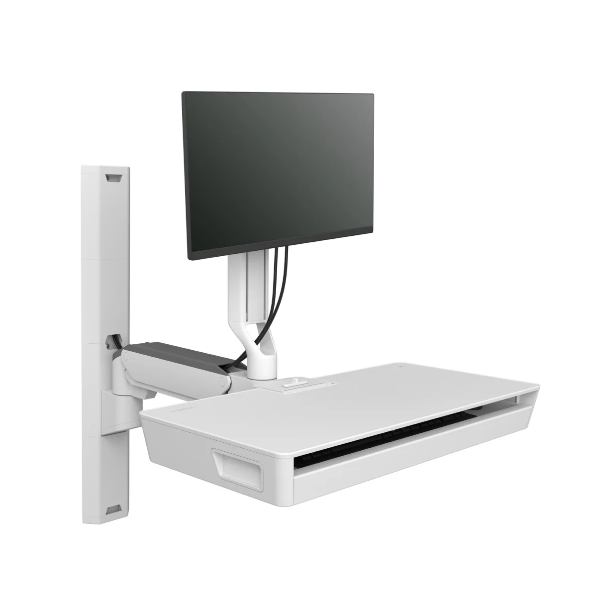 Ergotron CareFit Combo System with WSFCE 45-619-251 Snow - Image 3