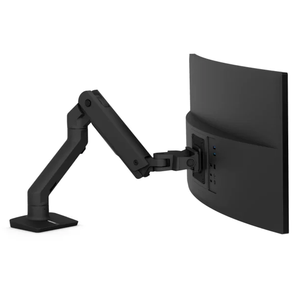 Alternative view of Ergotron HX Desk Monitor Arm with HD Pivot 45-647-224 – Black
