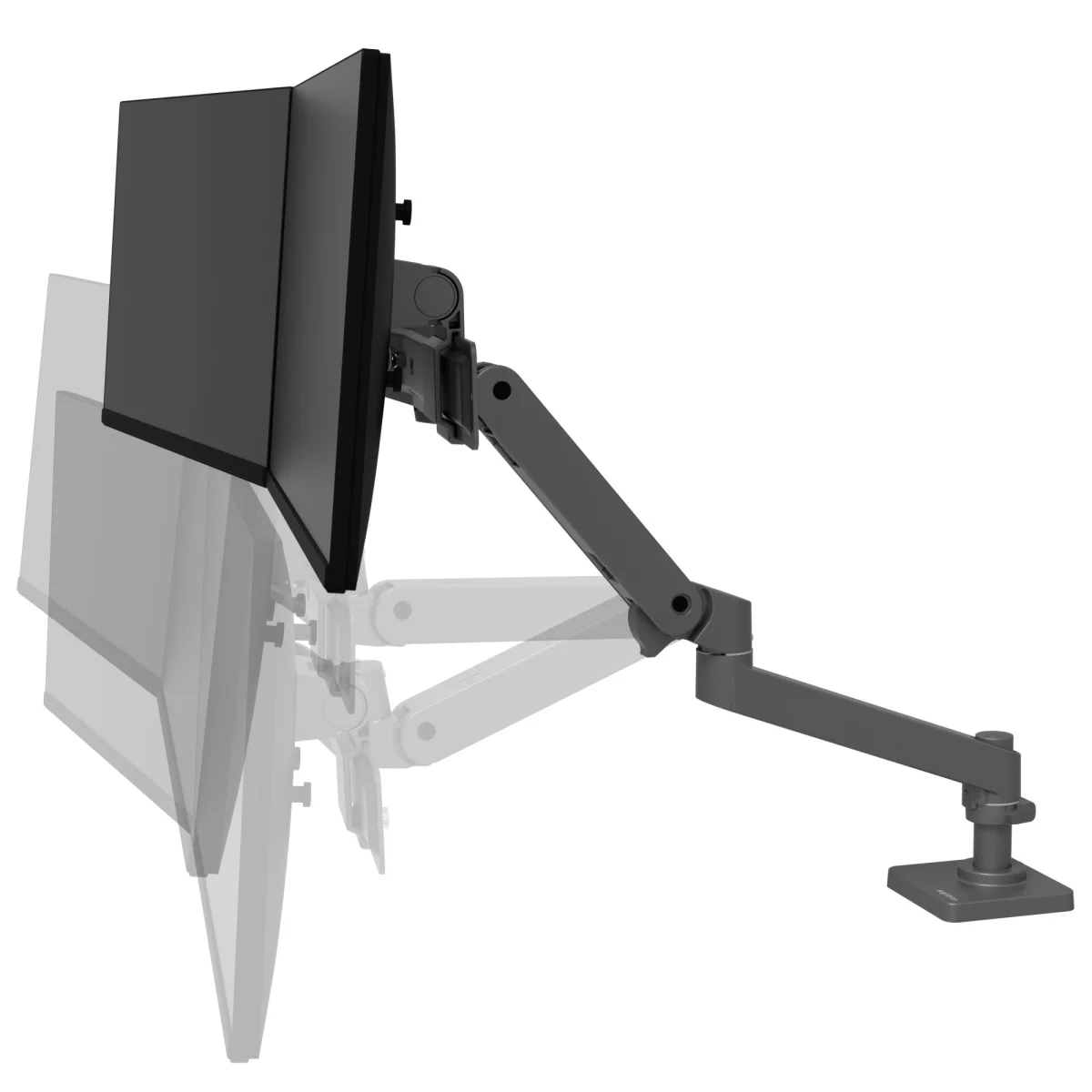 Ergotron LX Pro 45-684-293 Dual Monitor Articulating Desk Mount - Image 3