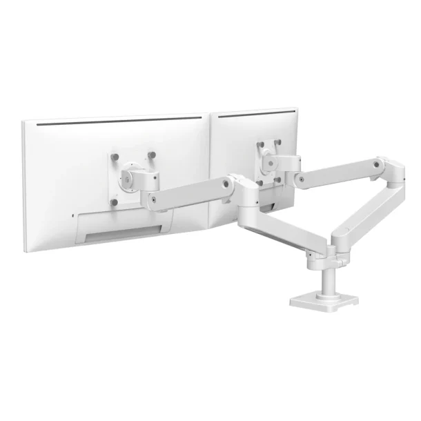 Ergotron LX Pro 45-686-290 Dual Side-by-Side Monitor Arm – White