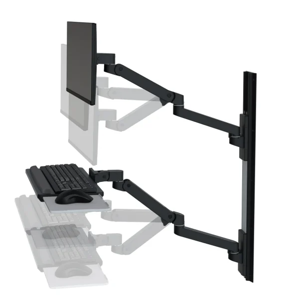 Alternative view of Ergotron LX Pro Arm Wall Mount System 45-696-292