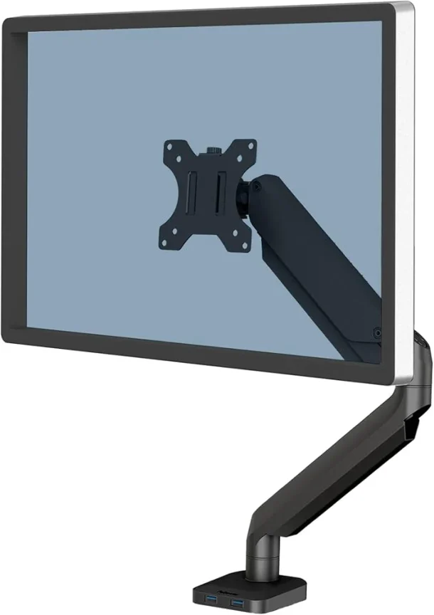Alternative view of Fellowes 8043301 Platinum Series Single Monitor Arm