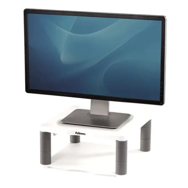 Alternative view of Fellowes 91717 Premium Monitor Riser Platinum