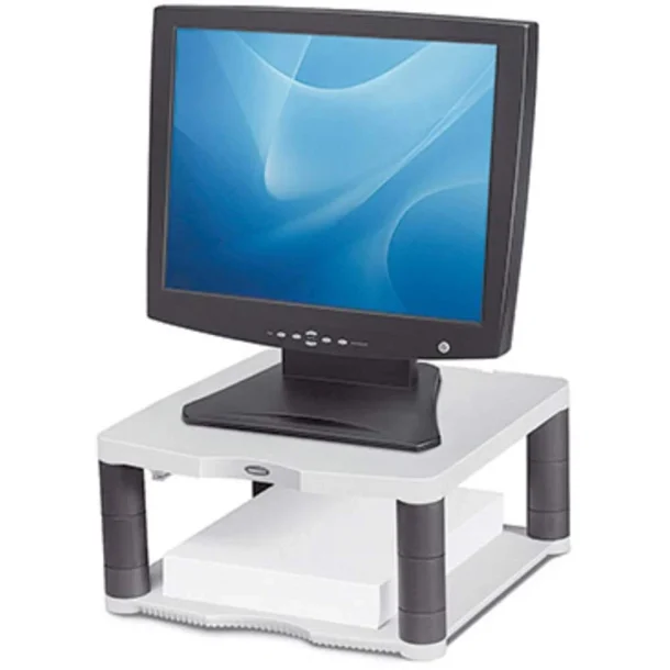 Fellowes 91717 Premium Monitor Riser Platinum