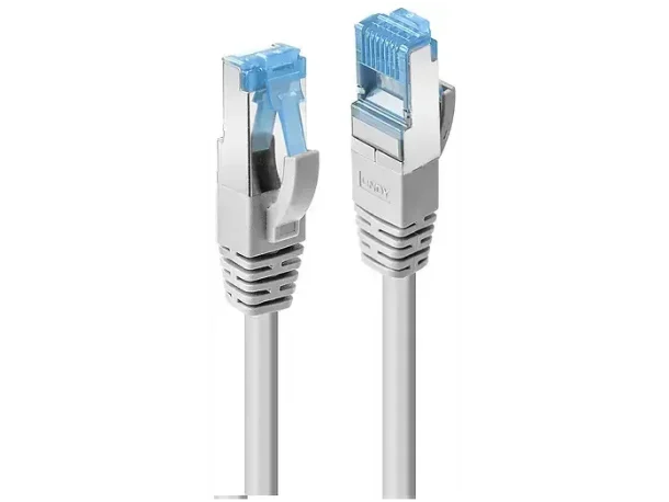Alternative view of LINDY 47132 1m Cat.6A S/FTP LSZH Ethernet Cable – Grey