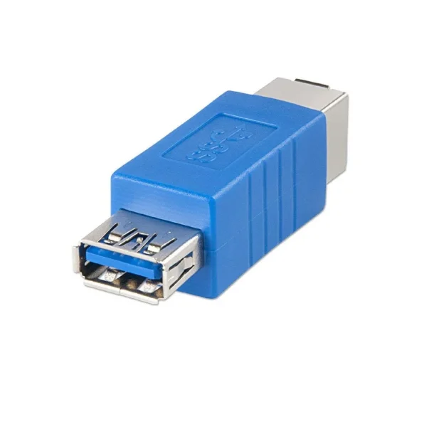 LINDY 71277 USB 3.2 Adapter, USB-A Female to USB-B Female