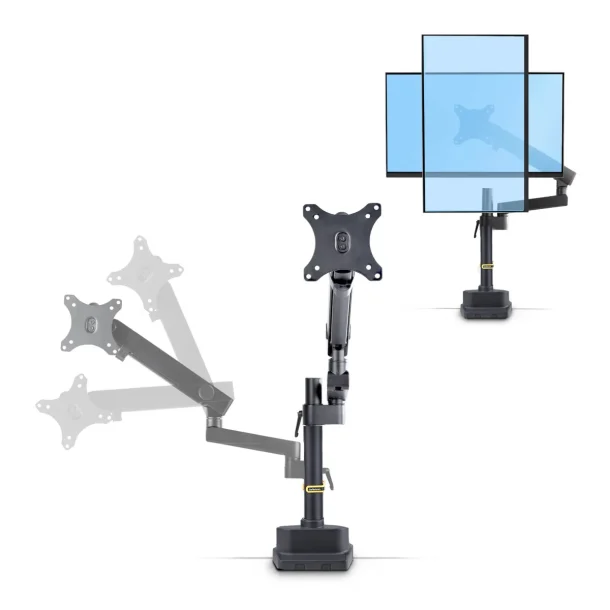 Alternative view of StarTech ARMPIVOT2 Adjustable Monitor Arm with Mechanical Spring