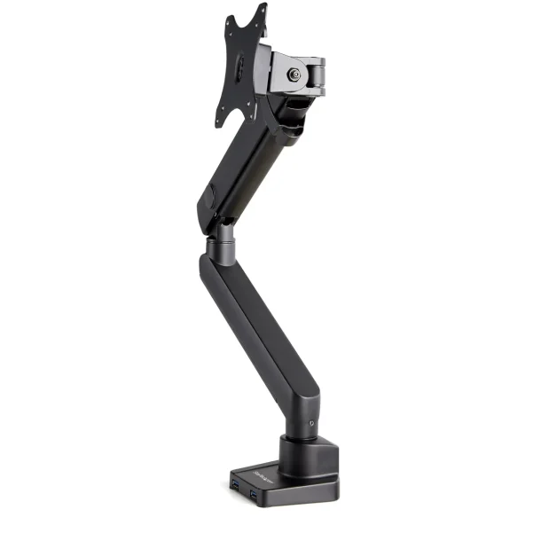 StarTech ARMSLIM2USB3 Slim Full Motion Single Monitor Desk Mount Arm with USB 3.0