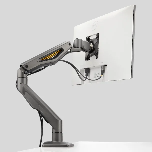Alternative view of StarTech H1M1AG2 Desk Mount Monitor Arm with C-Clamp