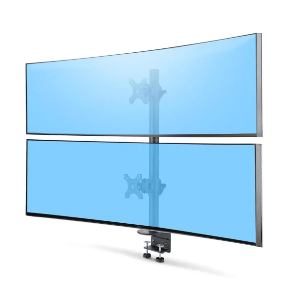 StarTech H2MPV-MONITOR-MOUNT Dual Vertical Stack Desk Monitor Mount