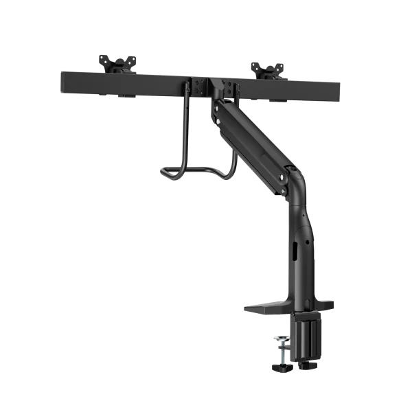 Alternative view of V7 DM1HDD Dual Monitor Gas Spring Mount