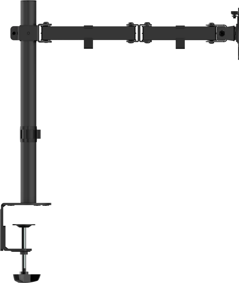 Vision VFM-DP2B Monitor Desk Post Mount – Matt Black - Image 3
