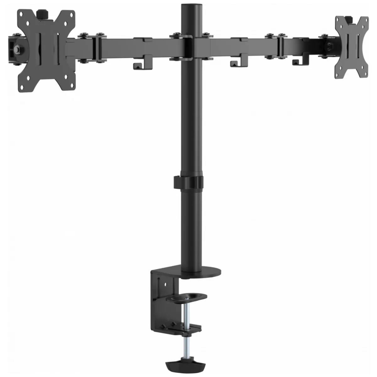 Vision VFM-DPD2B Dual Monitor Desk Post Mount – Matt Black - Image 3